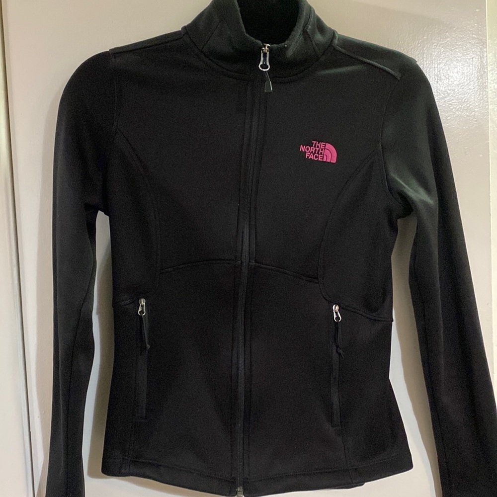North Face Black Jacket - Breast Cancer Awareness